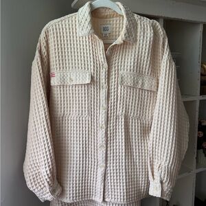 BDG Stanley Waffle Button-Down Shirt